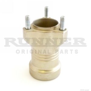 Forhjulsnav, Kf Aluminium L=115Mm Til 25Mm Aksel